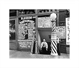 Blossom Restaurant, the Bowery, 1935 (New York City) by Berenice Abbott poster print,17 in. x 14.6 i