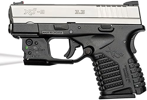 Viridian Reactor TL Tactical light for Springfield XDS featuring ECR and Radiance Includes Hybrid Belt Holster