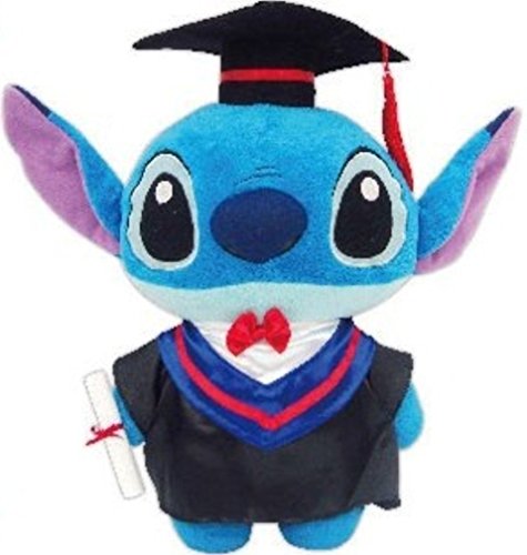 13" licensed Disney Stitch Graduation Gift Plush Stuffed Toy