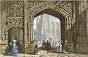 Canterbury Cathedral art print 30x47 cm by Louise Rayner
