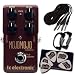 TC Electronic MojoMojo Overdrive Guitar Effects Pedal Bundle with Two Patch Cables, Two 10-Inch Instrument Cables, and Pick Card
