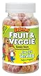 L'il Critters Fruit & Veggie Bears Dietary Supplement, Assorted Flavors, 60-Count Bottles (Pack of 4)