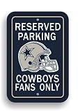 NFL Dallas Cowboys Plastic Parking Sign - B000BKRUV6