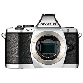 Olympus OM-D E-M5 16 MP Live MOS Interchangeable Lens Camera with 3.0-Inch Tilting OLED Touchscreen [Body Only] (Silver): Camera &amp; Photo