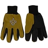 McArthur Sports New Orleans Saints Sports Utility Glove- 2 Pairs One Size Fits Most