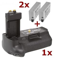Batteriegriff & 2 Akkus f�r Canon EOS 550D und 600D - ersetzt BG-E8, LP-E8 in Originalqualit�t! Battery Pack