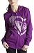 Roxy Junior's "Scapped" Hoodie,Sparkling Grape,Medium