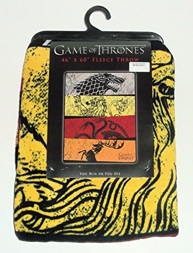 Licensed HBO Product Game of Thrones HBO Sigils Fleece Throw Blanket