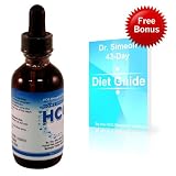 H. Research Institute Homeopathic Diet Drops 2 Oz. Used with Dr. Simeon Protocol 43 Day Supply