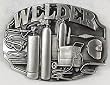 Welder (Occupation) Pewter Buckle