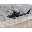Military Helicopter (Over Desert) Art Poster Print - 13x19