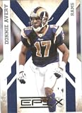2010 Panini Epix #89 Donnie Avery - St. Louis Rams (Football Cards)
