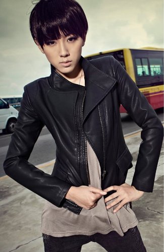 【Tnk&Co.】 レディース ブラック 高品質PUレザー ライダースジャケット  オリジナルBAGセット#75 黒 フェイクレザー ジャケット ブルゾン レザージャケット ジャケット 革ジャン ライダースジャケット