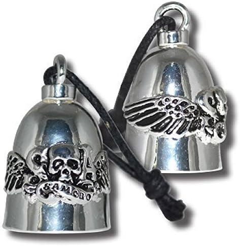 Sons Of Anarchy SOA SAMCRO Wings Silver Plated Biker Bell