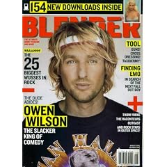Blender Magazine: Owen Wilson (August 2006)