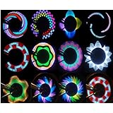 Colorful Rainbow 32 LED Wheel Signal Lights lamp for Bikes bicycles by coolshiny