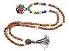 Rudraksha Mala Beads Nine Planets Navgraha (Navartna) Prayer Meditation Rosary Necklace, Gift Idea