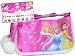 Furry Princess Pink Handbag Free Stick on Earrings & Rings Set