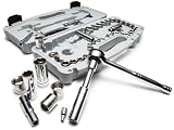 Denali 52-Piece 1/4- and 3/8-Inch Drive Socket Set, SAE/Metric