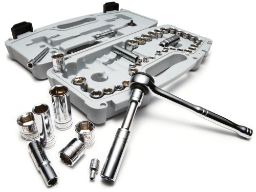 Denali 52-Piece 1/4- and 3/8-Inch Drive Socket Set, SAE/Metric