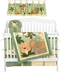 NoJo Jungle Babies 6 Piece Crib Bedding Set by NoJo