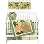 NoJo Jungle Babies 6 Piece Crib Bedding Set