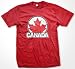 Canada Maple Leaf Logo Mens T-shirt, Canadian National Pride Men's Tee Shirt