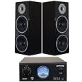 Brand New Citronic HS80 DJ Speaker Monitor & Amp System with USB MP3 Input HS 80