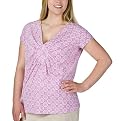 MB PL Basket Weave Top - Print Pink