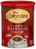 Ferrara Cafe Espresso Ground Coffee, 8.75-Ounce Tins (Pack of 4)
