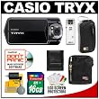 Casio Exilim TRYX Compact Digital Camera (Black) with 16GB Card + (2) Cases + Accessory Kit Casio Exilim TRYX Compact Digital Camera (Black) with 16GB Card + (2) Cases + Accessory Kit