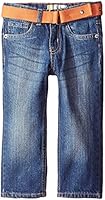 Lee Little Boys' 5 Pocket Belted Straight Jean