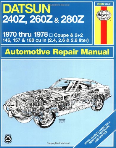 Datsun 240Z, 260Z, and 280Z, 1970-78 (Haynes Manuals)