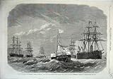 1865 Prince Wales Plymouth Yacht Osborne Ship French