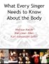 What Every Singer Needs to Know About the Body