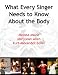What Every Singer Needs to Know About the Body