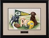 NFL Green Bay Packers Jim Killen Signature Black Framed Print