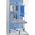 WENKO 3773050100 W�schetrockner-Turm - 26 m Trockenl�nge, zusammenklappbar, 3 Ebenen, Stahl beschichtet, 70 x 130 x 70 cm, wei�