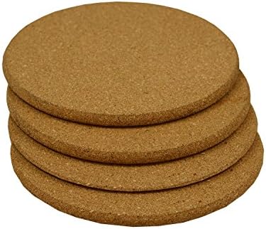 Cork Trivet - Amazing Rustic Feel Hot Pads for Table or Stove Top - Has Limitless Uses Such as Wine or Drink Coasters, Teapot Trivets, or Hot Pad for Fondue Cheese Pot, Cake Pans, and More!