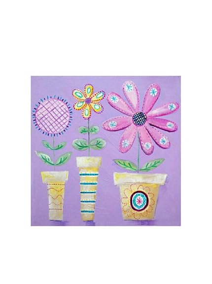 Cici Art Factory How Does Your Garden Grow 1, 12″x 12″