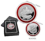 Vancouver Canucks Silver Coin Ornament