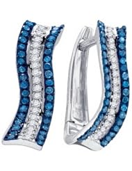 0.25CT-DIA MICRO-PAVE HOOPS