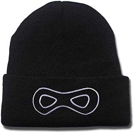 KIMUS The Incredibles Mask Template Logo Beanie Fashion Unisex Embroidery Beanies Skullies Knitted Hats Skull Caps