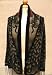 Italy Fashion Peacock Silk Burnout Velvet Scarf w/ 2 Peacocks Designs, Gorgeous,Smooth,Soft Touch Throughout . Elegant Fashion Peacocks All Seasons to Use.Convenient Size at 20" x 62" +7"x 2 Fringe For All Year Round. 100% Satisfaction Guaranteed !(Please Be Noted: This is Scarf Size, Not A Shawl) !