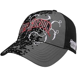 Chase Authentics Jeff Gordon Ladies Black-Gray Checkered Past Adjustable Hat