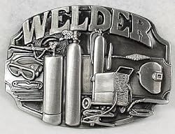 Welder (Occupation) Pewter Buckle