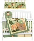 NoJo Jungle Babies 6 Piece Crib Bedding Set
