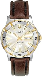 Marine Star Two Tone Dress Leather Strap
