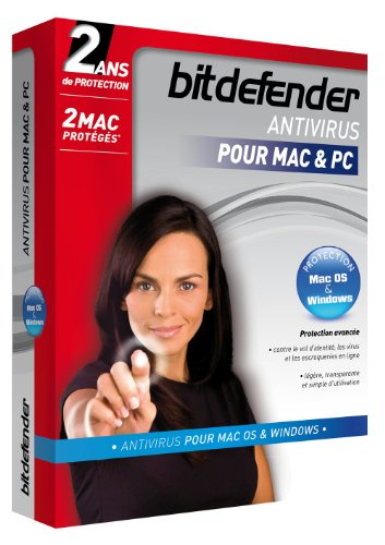 Bitdefender Antivirus pour Mac et PC (2 postes, 2 ans)