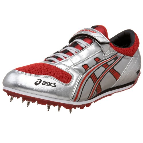 ASICS Cyber Jump Beijing Track & Field Shoe,Lightning/Black/Fire Red,Men's 13 M/Women's 14.5 M ASICS Cyber Jump Beijing Track & Field Shoe,Lightning/Black/Fire Red,Men's 13 M/Women's 14.5 M